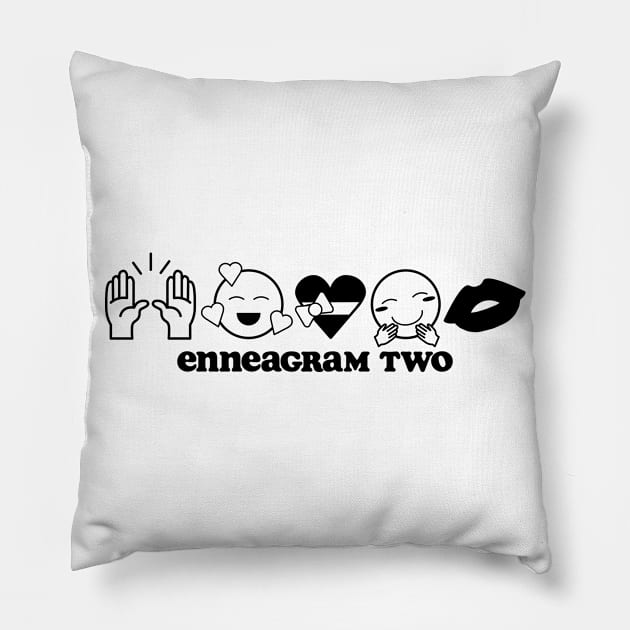 Enneagram 2 T-Shirt | Enneagram Type 2 | Helper | Caregiver | Enneagram Gifts | Unisex - Men & Women's Tee Pillow by shauniejdesigns