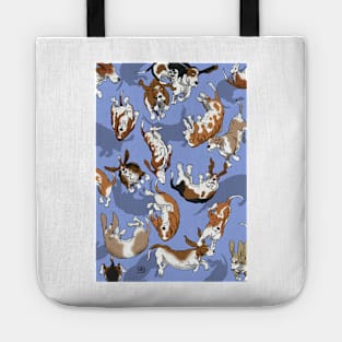 Raining Basset Hounds Tote