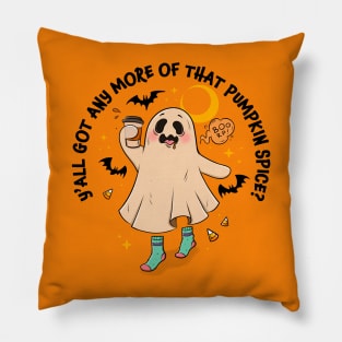 PUMPKIN SPICE GHOST Pillow