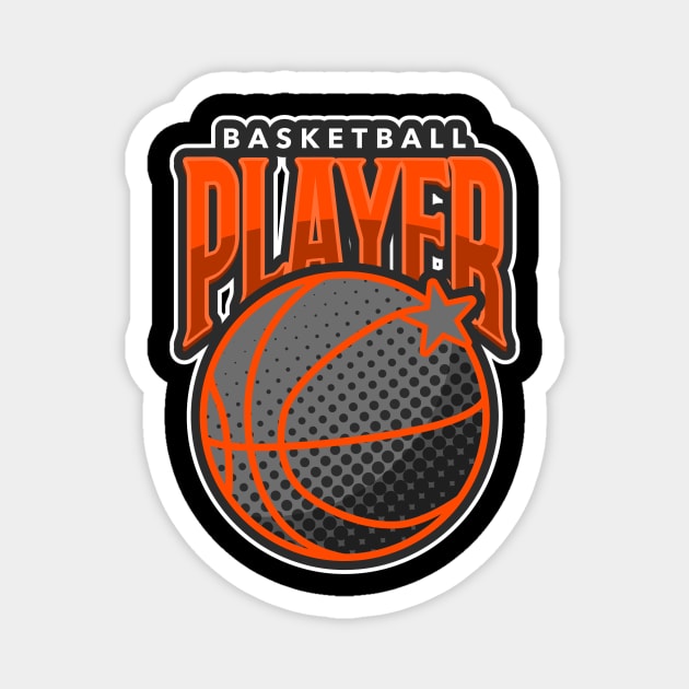 Basketball Player Magnet by Istanbul