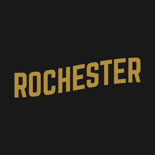 Rochester City Typography by calebfaires