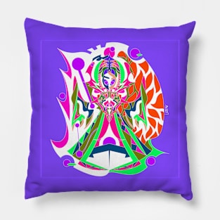 flatwoods monster in alien horror magic madness ecopop Pillow