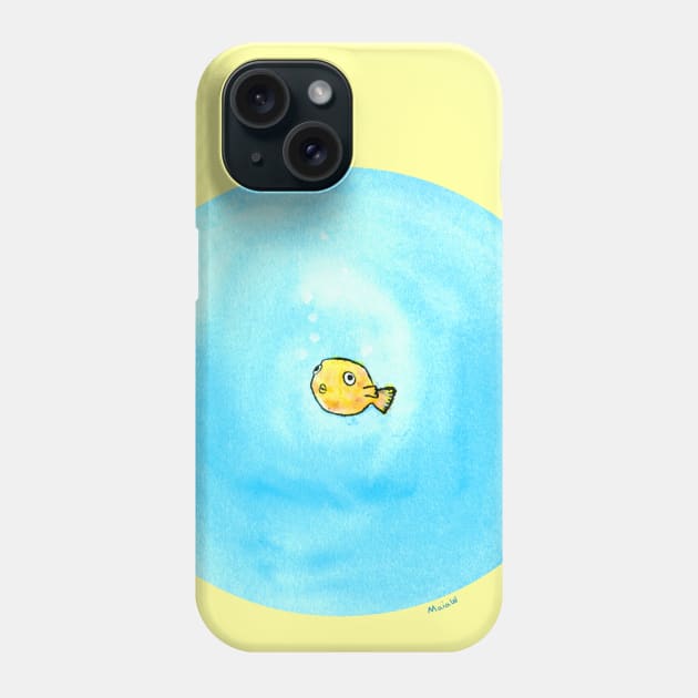 Little Bubble Fish Phone Case by MaiaAlexandraW