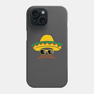 SOMBRERO FACE CINCO DE MAYO Phone Case