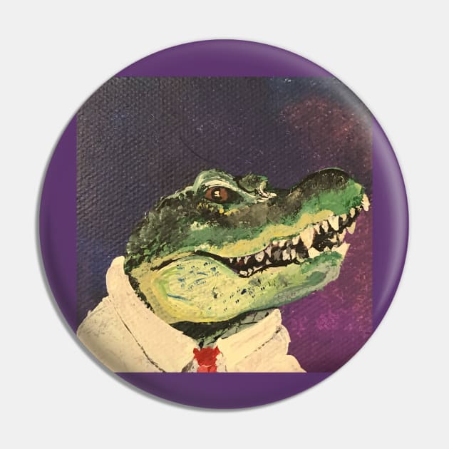 Crocodile of note Pin by jpat6000