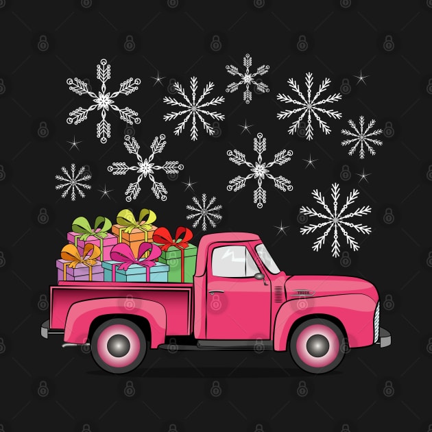 Christmas Gifts Truck by Designoholic