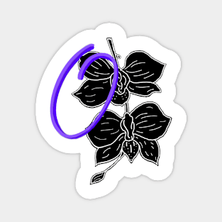 O For Orchid Magnet