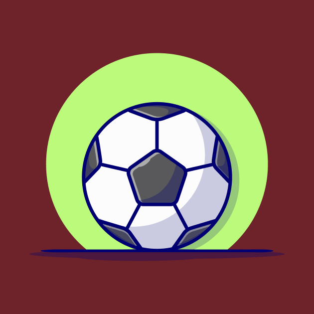 Soccer Ball With whistle Cartoon Vector Icon Illustratio by Catalyst Labs