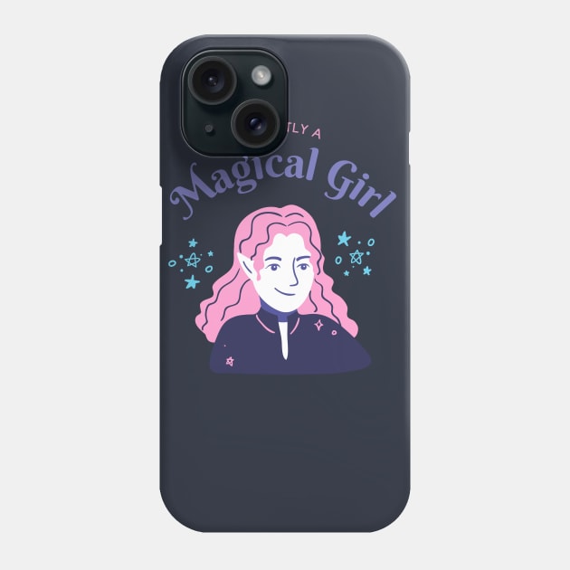 Secretly a Magical Girl t shirt Phone Case by Diusse