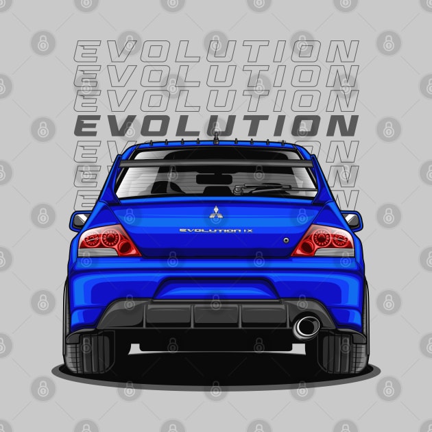 Lancer EVO IX GT (Octane Blue) by Jiooji Project