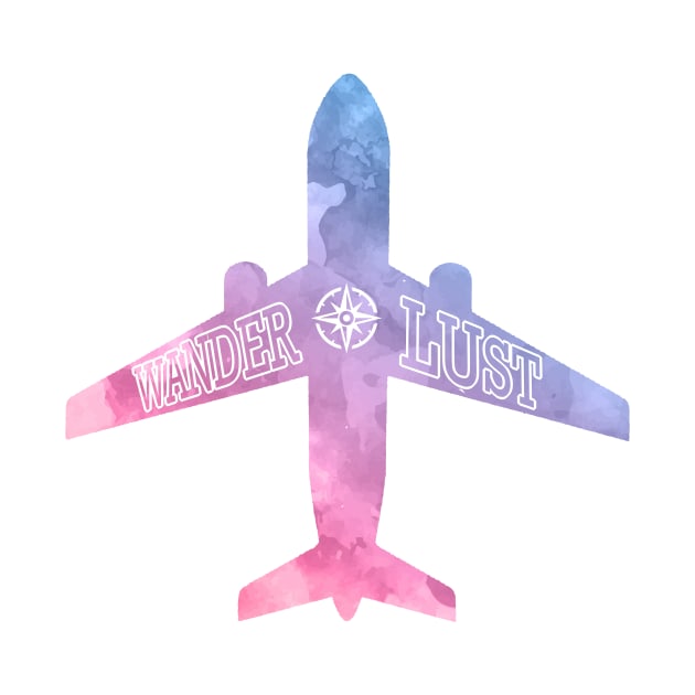 Wanderlust Airplane by AbundanceSeed