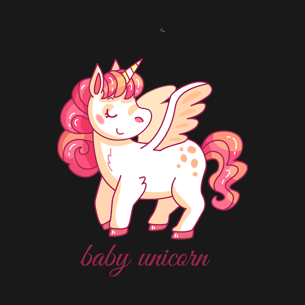 cute baby unicorn by Tshirt lover 1