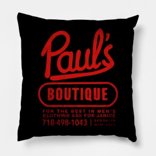 boys paul's boutique distressed Pillow