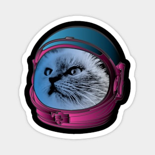 Cat in Space Helmet Magnet