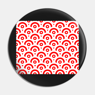 Abstract pattern - red and white. Pin