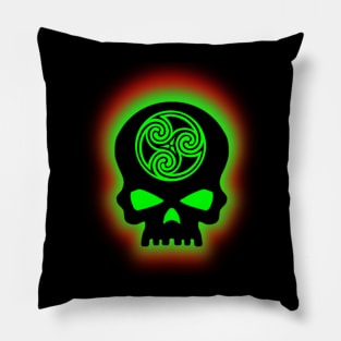 Samhain Celtic Skull Pillow