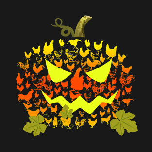 Chickens pumpkin T-Shirt