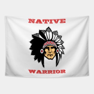 Native Warrior Tapestry