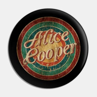 Circle Classic art - Alice Cooper Pin