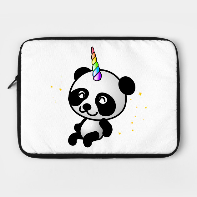 Cute Panda Unicorn Panda Laptop Case Teepublic