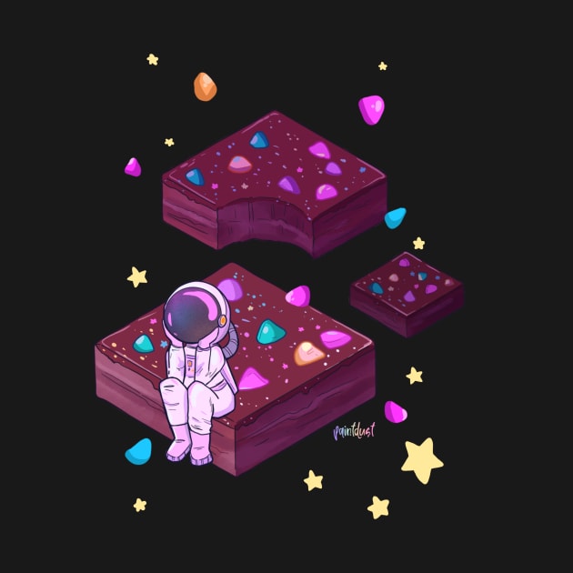 Cosmic Brownie Space by paintdust