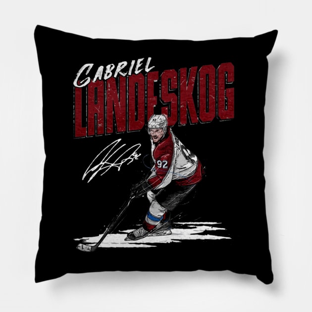 gabriel landeskog chisel Pillow by mazihaya pix