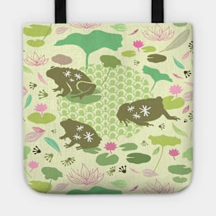 American Bullfrog Giant Amphibian Frog Species in Green Wildlife Tote