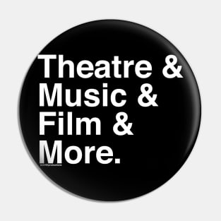theatre&film&music&bkONE Pin