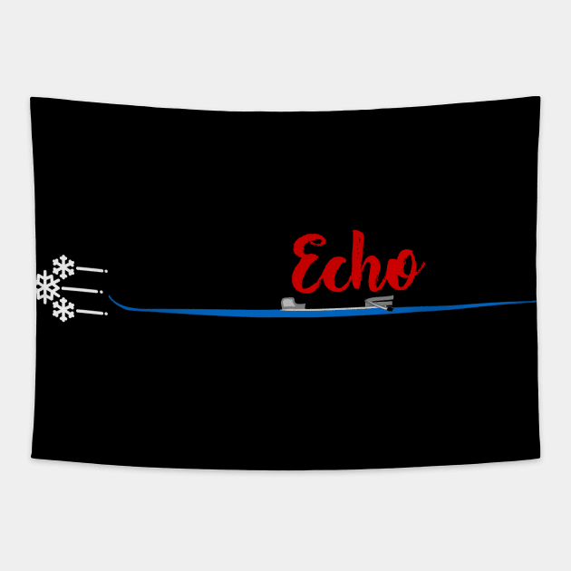 Ski Echo, United States Tapestry by ArtDesignDE
