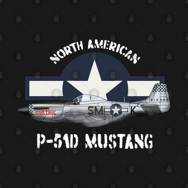 North American P-51D Mustang by BearCaveDesigns