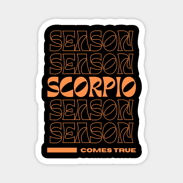 Scorpio Season Magnet by astraltrvl