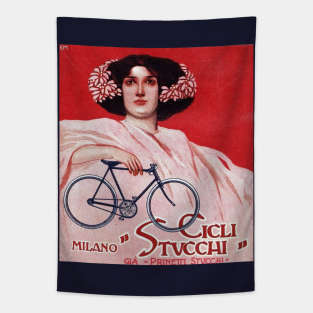 Poster art for the Stucchi bicyle Tapestry