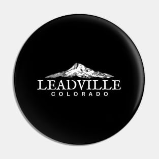 Leadville Colorado Mountain Town Pin