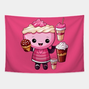 kawaii Ice cream  T-Shirt cute Candy food gilrl Tapestry