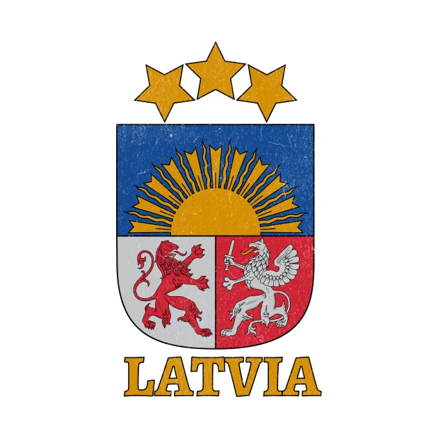 Latvian Coat of Arms by SunburstGeo