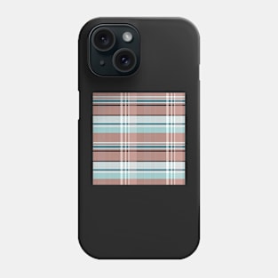 Summer Aesthetic Iona 2 Hand Drawn Textured Plaid Pattern Phone Case