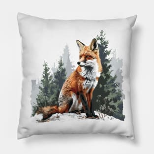 Fox Lovers Pillow