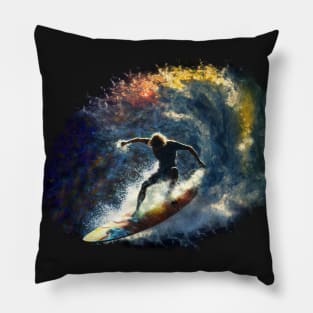 Temporal Surfer No. 2 Pillow