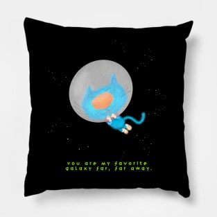 Cosmic cat. Pillow