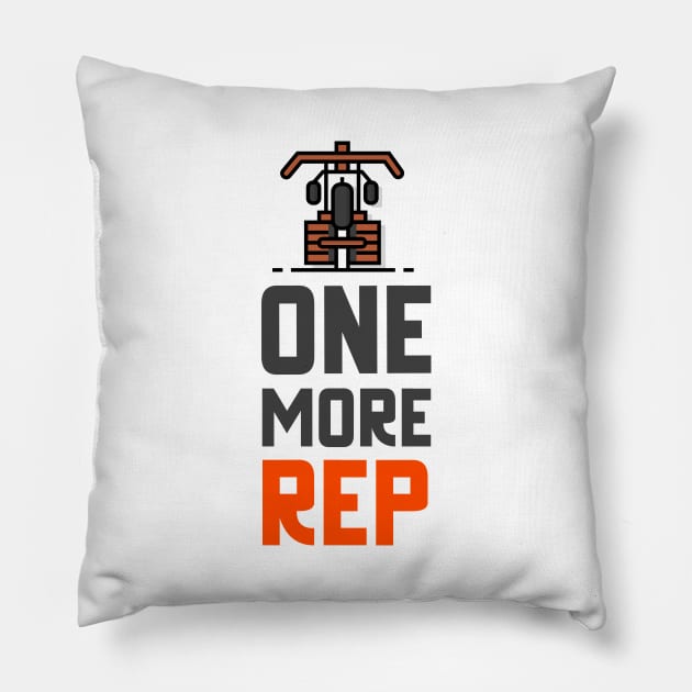 One More Rep Pillow by Jitesh Kundra