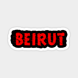 Beirut paint Magnet