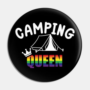 Camping Queen - LGBTQ Pin