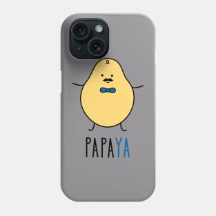 Papa as a papaya Phone Case