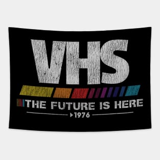 Vintage VHS - The Future Is Here Tapestry