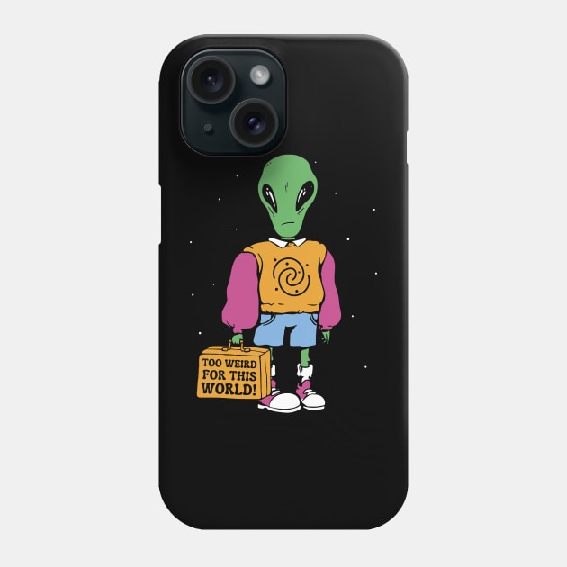 Too Weird For This World Phone Case by Bruno Pires