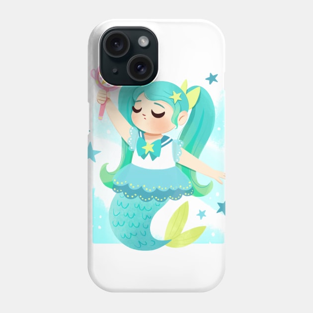 Magical Mermaid Phone Case by Lobomaravilha