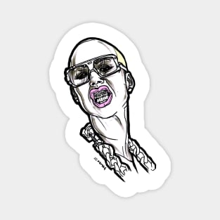 Amber Rose Grills Bling Magnet