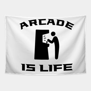 Arcade Is Life Tapestry