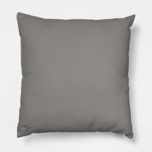 Solid Thunder Dark Gray Monochrome Minimal Design Pillow