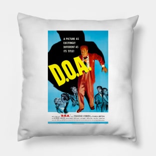 Vintage Movie Poster D.O.A. Pillow